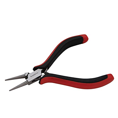 The Beadsmith Rundzange – feine Spitzen – 127 mm – ergonomischer Griff mit Doppelblattfedern – Werkzeug zur Schmuckherstellung für Armbänder, Ohrringe und Halsketten von The Beadsmith
