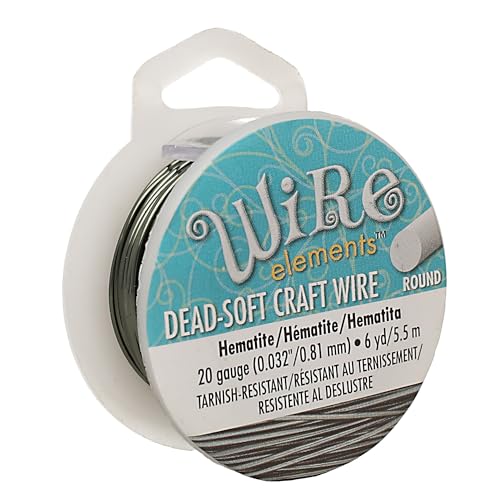 The Beadsmith Wire Elements Basteldraht, anlaufgeschützt, weich, rund, Häma-Farbe, 0,81 mm, 20 Gauge, 6 m Spule – Schmuckherstellung, Drahtwickeln, Blumen und andere Bastelarbeiten The Beadsmith Wire Elements Basteldraht, anlaufgeschützt, weich, rund, Häma-Farbe, 0,81 mm, 20 Gauge, 6 m Spule – Schmuckherstellung, Drahtwickeln, Blumen und andere Bastelarbeiten von The Beadsmith