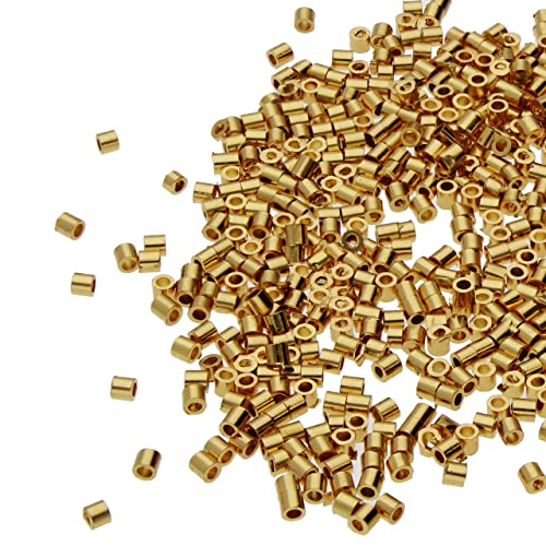 Tube Crimp 1.5mm Gld Plt 1/2 Oz. Appx 800 Pcs by Beadsmith Tube Crimp 1.5mm Gld Plt 1/2 Oz. Appx 800 Pcs by Beadsmith von The Beadsmith