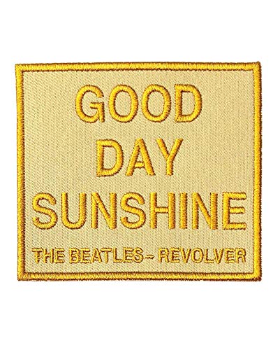 The Beatles Patch Good Day Sunshine Revolver Gelb embroidered Iron on 7x8cm Accessory Size The Beatles Patch Good Day Sunshine Revolver Gelb embroidered Iron on 7x8cm Accessory Size von The Beatles