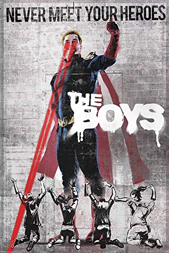 The Boys Laminiert Homelander Stencil Maxi Poster 61x91.5cm von The Boys