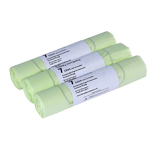 The Caddy Company VC CC7L-3TH Kompostierbare Müllbeutel für die Küche, 7 l, 150 Beutel, Kunststoff, grün, 1 Count (Pack of 3), 3 The Caddy Company VC CC7L-3TH Kompostierbare Müllbeutel für die Küche, 7 l, 150 Beutel, Kunststoff, grün, 1 Count (Pack of 3), 3 von The Caddy Company
