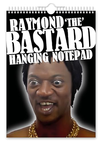 The Calendar King Raymond 'The' Bastard – Notizblock zum Aufhängen, A4-Format, Spiralbindung mit hochwertigem, liniertem Papier von The Calendar King