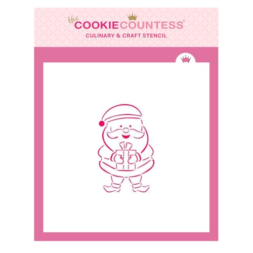 The Cookie Countess Keks-Dekor-Stencil - Traditionell - Lebensmittelechter Kunststoff - Schablone - food-decorating-stencils von The Cookie Countess
