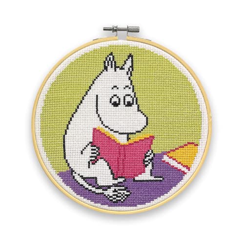 The Crafty Kit Company Mumin-Kreuzstich-Bastelset – Moomintroll Lese-Bastelset für Anfänger mit Nadeln, Faden, Stoff und Anfängeranleitung The Crafty Kit Company Mumin-Kreuzstich-Bastelset – Moomintroll Lese-Bastelset für Anfänger mit Nadeln, Faden, Stoff und Anfängeranleitung von The Crafty Kit