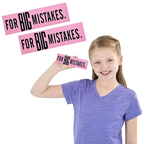 Jumbo Big Mistake Radiergummi, Schulbedarf, Gastgeschenk (2er-Pack) von The Dreidel Company