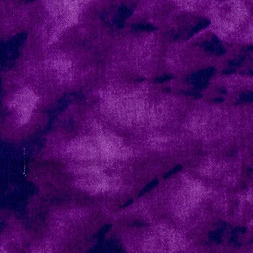 Melody Quiltstoff, meliert, Batik-Effekt, 100 % Baumwolle, 112 cm breit, Premium-Qualität, Meterware (lila) von The Fabric Guys