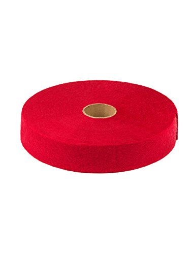 The Felt Store Filzband Dekoband aus Synthetik Filz als Geschenkband zum Basteln in rot, 15 m lang 3,8 cm breit und 1,5 mm dick, Filz zum Basteln, Bastelfilz – Made in Germany The Felt Store Filzband Dekoband aus Synthetik Filz als Geschenkband zum Basteln in rot, 15 m lang 3,8 cm breit und 1,5 mm dick, Filz zum Basteln, Bastelfilz – Made in Germany von The Felt Store