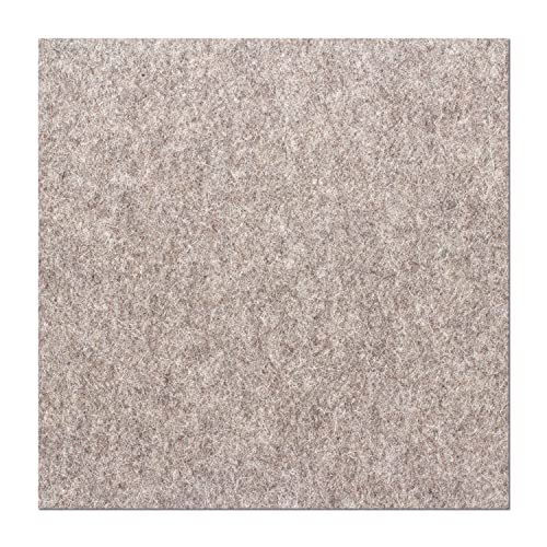 The Felt Store Filzplatte 10mm stark, 50 x 50 cm, spez. Gewicht 0,36 (fest) technischer Wollfilz, Industriefilz, Filzmatte, 1cm Dicker Filz, grau meliert – Made in Germany The Felt Store Filzplatte 10mm stark, 50 x 50 cm, spez. Gewicht 0,36 (fest) technischer Wollfilz, Industriefilz, Filzmatte, 1cm Dicker Filz, grau meliert – Made in Germany von The Felt Store