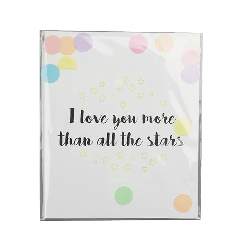 Konfetti Cards - i love you more th von The Gift Label