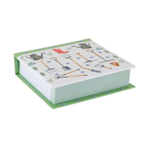 The Gifted Stationery My Garden Notizblock Quadratischer Abreißpapierblock für Notizblock, Notizblock, mit 300 Blatt, tragbarer Notizblock, ideales kleines Schreibwaren-Accessoire für jeden von The Gifted Stationery