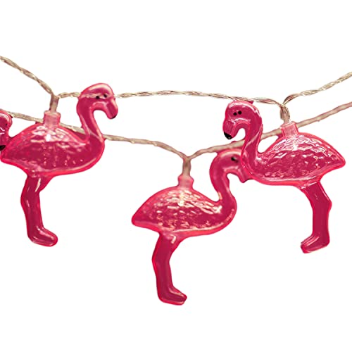 Lichterkette mit Flamingos - batteriebetrieben - Pink von The Glowhouse
