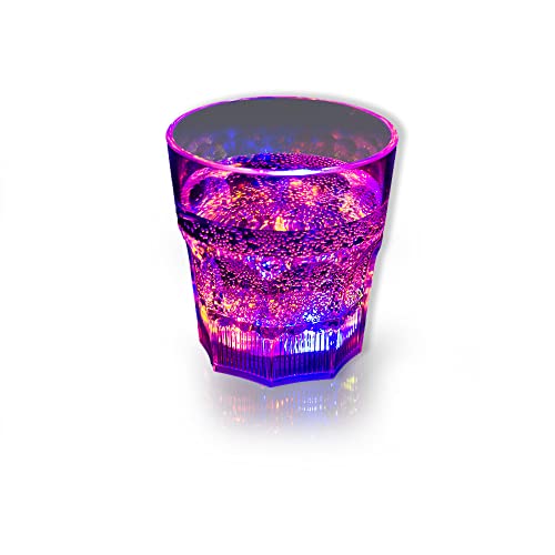 The Glowhouse Leuchtender Farbwechselbecher aus Glas, Kunststoff, wiederverwendbar, für Partys von The Glowhouse