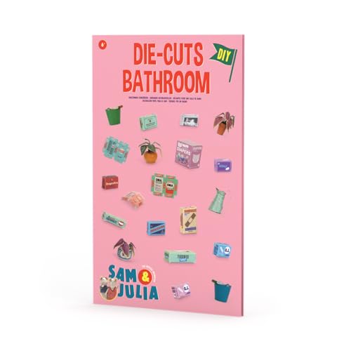 Das Mäusehaus – Stanzbögen für Badezimmer – Zubehör 1/12 für Puppenhaus/Puppenstube – Bastel-Set enthält 4 Bögen mit Badezimmer-Gegenständen Das Mäusehaus – Stanzbögen für Badezimmer – Zubehör 1/12 für Puppenhaus/Puppenstube – Bastel-Set enthält 4 Bögen mit Badezimmer-Gegenständen von The Mouse Mansion