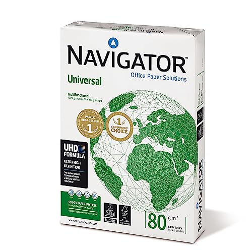Navigator Universal-Papier Premium A4, 80 g, 60 Blatt à 500 Blatt von The Navigator Company
