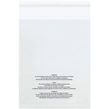 35,6 x 50,8 cm – 1,5 mm (100 Stück) Erstickungswarnungs-Polybeutel von The Packaging Company