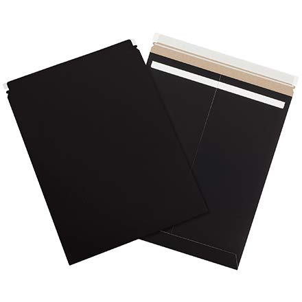 43,2 x 53,3 cm schwarze selbstverschließende Stayflats Plus Versandtaschen von The Packaging Company