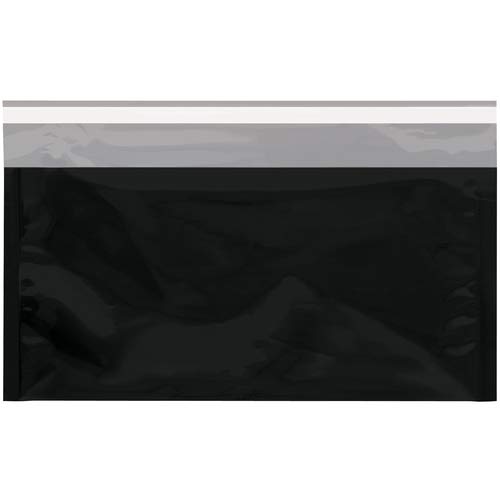 Glamour-Versandtaschen, 16,5 x 26,7 cm, Schwarz Metallic Glamour-Versandtaschen, 16,5 x 26,7 cm, Schwarz Metallic von The Packaging Company