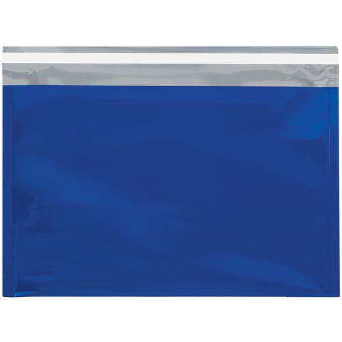Glamour-Versandtaschen, 24 x 31 cm, Blau Metallic von The Packaging Company
