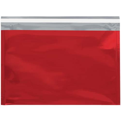Glamour-Versandtaschen, 24 x 31 cm, Rot Metallic Glamour-Versandtaschen, 24 x 31 cm, Rot Metallic von The Packaging Company