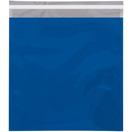 Glamour-Versandtaschen, 26 x 33 cm, Blau Metallic von The Packaging Company