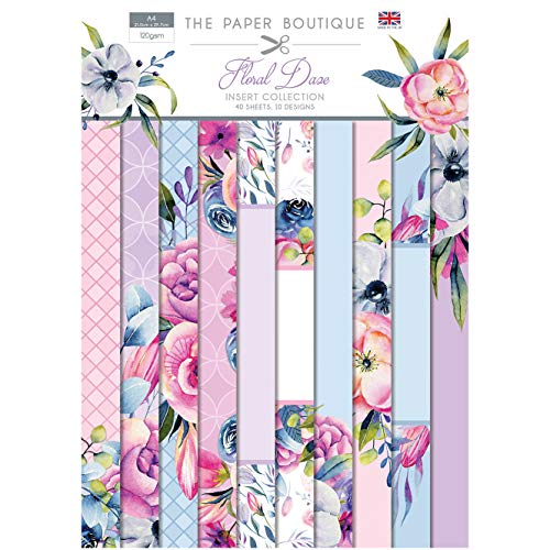 The Paper Boutique PB1313 Einsteckkollektion Floral Daze, Frühlingsfarben, A4 von The Paper Boutique