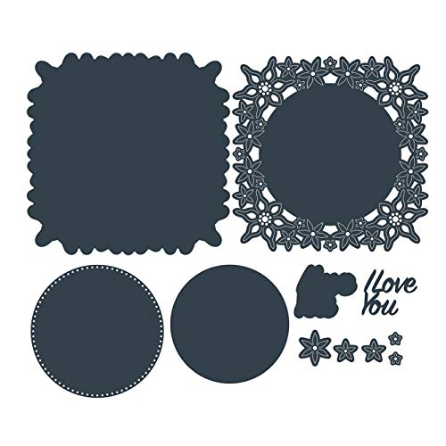 The Paper Boutique PBDC1108 Craft Stanzform I Love You, metall, largest die 14.5 x 14.5 cm von The Paper Boutique