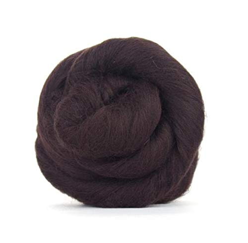The Wool Barn Merinowolle, 50 g, Dunkelbraun, Ideal für Nassfilzen / Nadelfilzen und Handspinnprojekte The Wool Barn Merinowolle, 50 g, Dunkelbraun, Ideal für Nassfilzen / Nadelfilzen und Handspinnprojekte von The Wool Barn