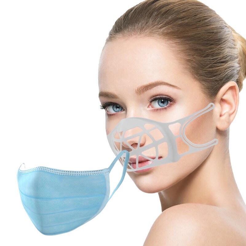 3D Gesichtsmaskenhalter, Upgrade 2022 Gesichtsmaske Innenträger Rahmen, Lippenstiftschutz Für Maske, Reibung Am Kinn Reduzieren, Atemsprechen von TheKPrinceCollection