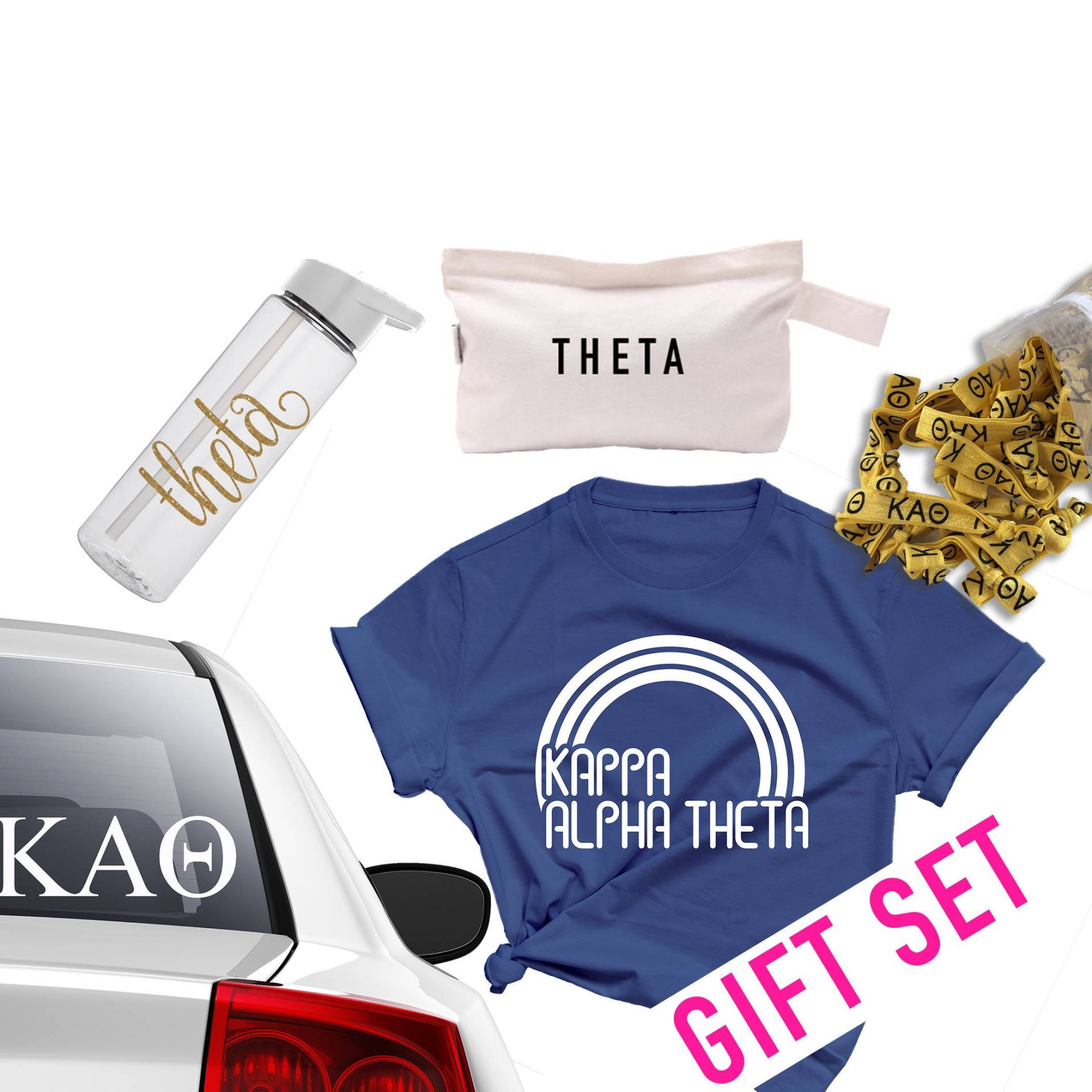 Kappa Alpha Theta Sorority Geschenkset - Bid Day Geschenk Geschenkpaket Geschenkkorb Big Little Reveal von TheLuxuryGirl