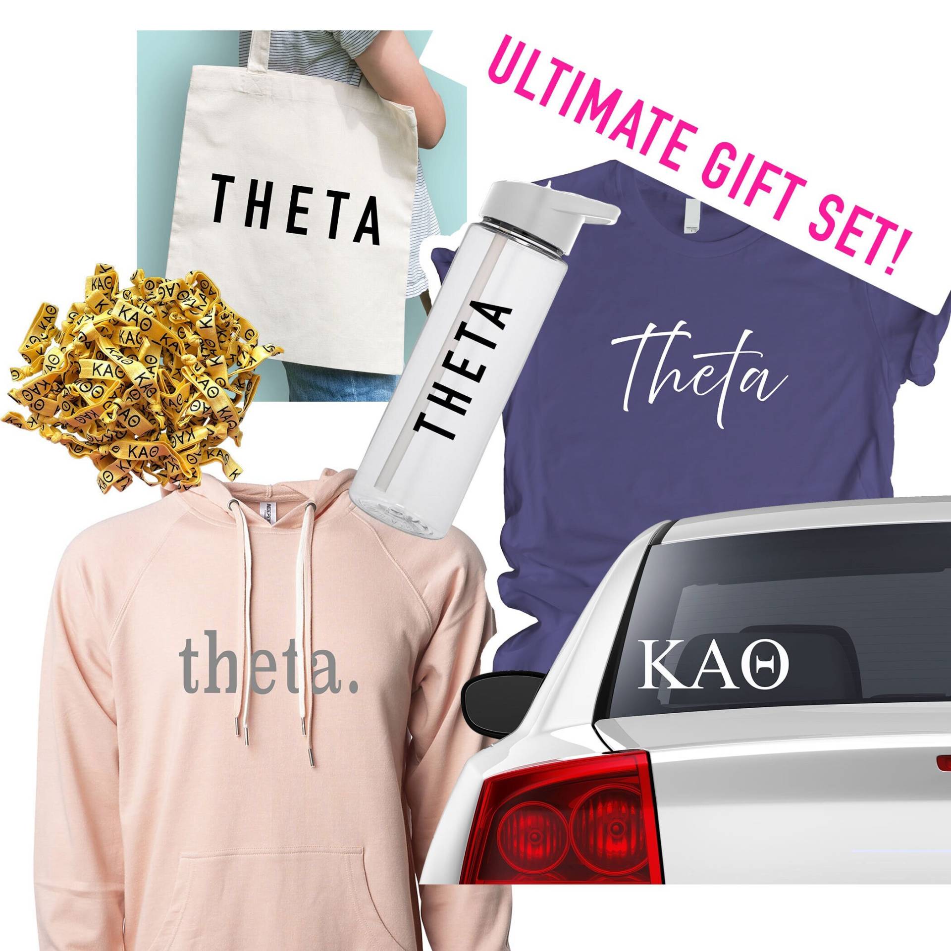 Kappa Alpha Theta Sorority Geschenkset - Geschenkpaket Geschenke Geschenk Bid Day von TheLuxuryGirl