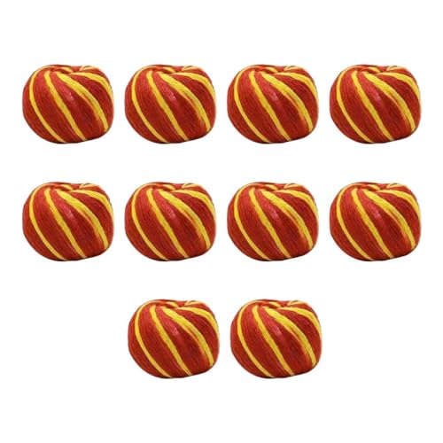 TheNext7 Moli Kalawa Mouli Mauli Hindu Pooja Heiliger Faden Raksha Sutra, für Zuhause und Tempel, Rot, 10 Stück von TheNext7