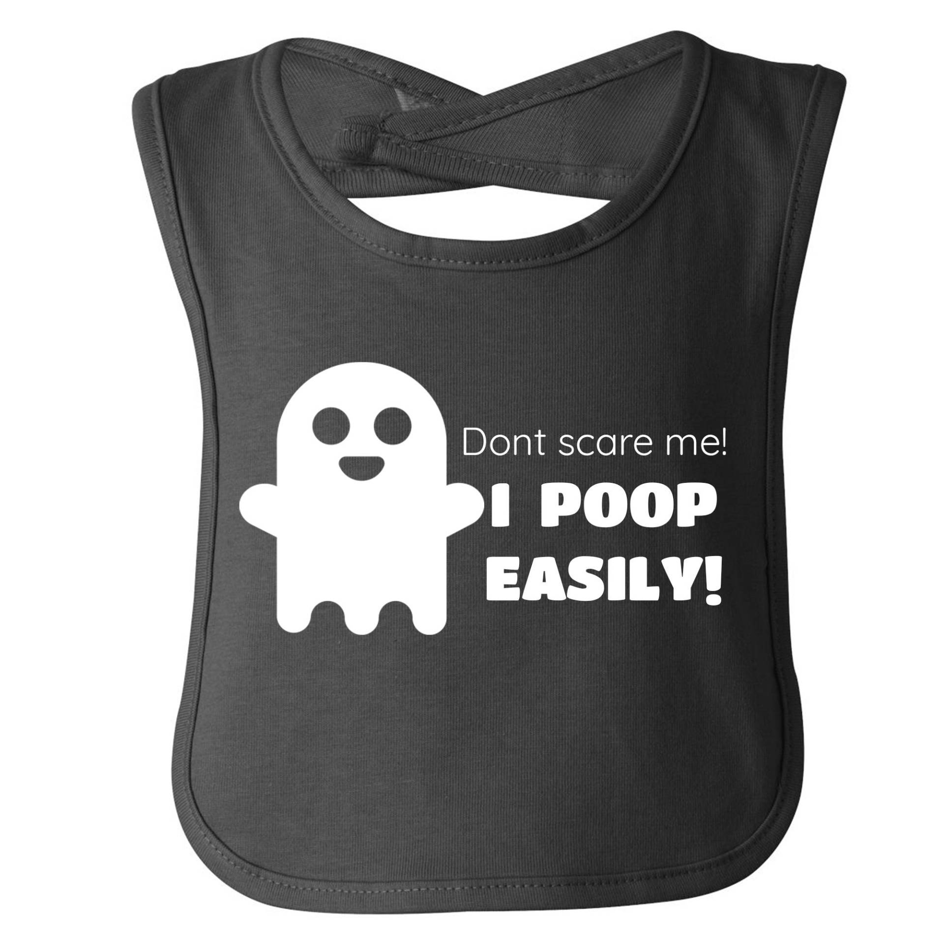 Don't Scare Me I Poop Easily Babyib Black Halloween 1. Kostüm Funny Ghost von TheSaltyBears