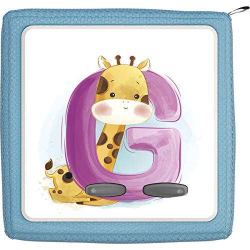 TheSmartGuard Schutzfolie passend für die Toniebox | Folie Sticker | Baby Giraffe mit Buchstabe F von TheSmartGuard