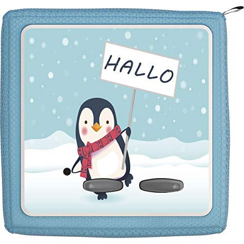 TheSmartGuard Schutzfolie passend für die Toniebox | Folie Sticker | Pinguin mit Namensschild von TheSmartGuard