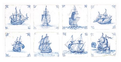 Thea Gouverneur - Kreuzstich-Set - Antike Hollndische Fliesen "Delfter Blau" - Leinen - 36 Count - Für Erwachsene - 482 Thea Gouverneur - Kreuzstich-Set - Antike Hollndische Fliesen "Delfter Blau" - Leinen - 36 Count - Für Erwachsene - 482 von Thea GOUVERNEUR SINCE 1959