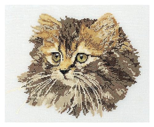 Thea Gouverneur - Kreuzstich-Set - LanghaarigeBraune Katze - Aida - 12 Count - Für Erwachsene - 930A Thea Gouverneur - Kreuzstich-Set - LanghaarigeBraune Katze - Aida - 12 Count - Für Erwachsene - 930A von Thea GOUVERNEUR SINCE 1959