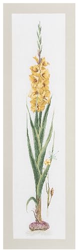 Thea Gouverneur - Kreuzstich-Set - Gladioli-Gelb - Aida - 18 Count - Für Erwachsene - 3072A Thea Gouverneur - Kreuzstich-Set - Gladioli-Gelb - Aida - 18 Count - Für Erwachsene - 3072A von Thea GOUVERNEUR SINCE 1959