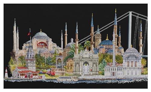 Thea Gouverneur - Kreuzstich-Set - Istanbul - Aida Schwarz - 18 Count - Für Erwachsene - 479.05 Thea Gouverneur - Kreuzstich-Set - Istanbul - Aida Schwarz - 18 Count - Für Erwachsene - 479.05 von Thea GOUVERNEUR SINCE 1959