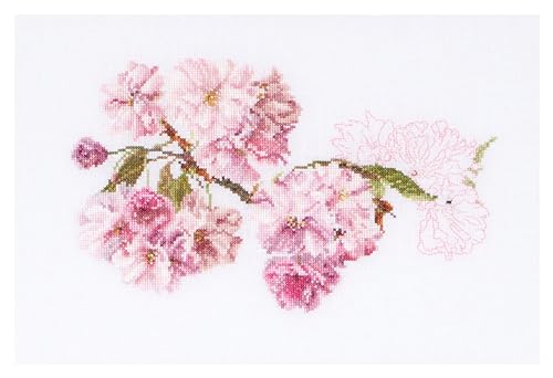Thea Gouverneur - Kreuzstich-Set - Prunusblüte - Leinen - 36 Count - Für Erwachsene - 512 Thea Gouverneur - Kreuzstich-Set - Prunusblüte - Leinen - 36 Count - Für Erwachsene - 512 von Thea GOUVERNEUR SINCE 1959