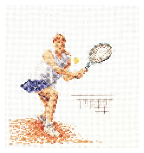 Thea Gouverneur - Kreuzstich-Set - Tennis - Aida - 18 Count - Für Erwachsene - 3031A Thea Gouverneur - Kreuzstich-Set - Tennis - Aida - 18 Count - Für Erwachsene - 3031A von Thea GOUVERNEUR SINCE 1959