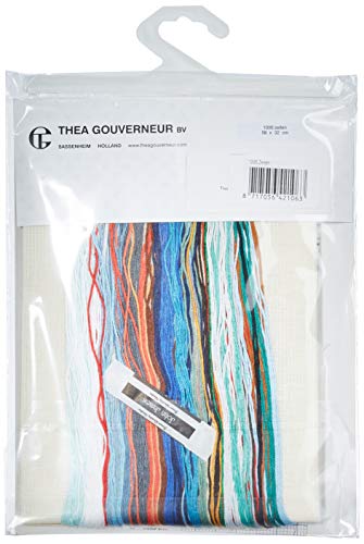 Thea Gouverneur 1006 Kreuzstich-Set, Mehrfarbig, 32 x 58cm von Thea Gouverneur