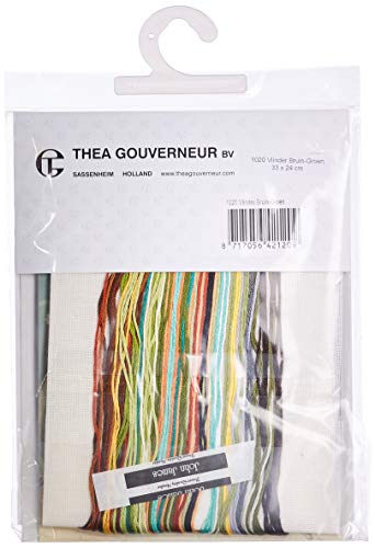 Thea Gouverneur 1020 Kreuzstich-Set, Mehrfarbig, 24 x 33 cm von Thea Gouverneur