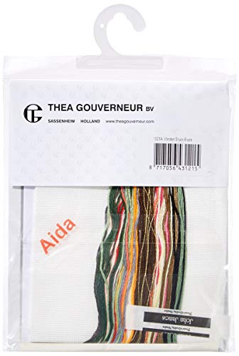 Thea Gouverneur 1021A Kreuzstich-Set, Mehrfarbig, 24 x 33 cm von Thea Gouverneur