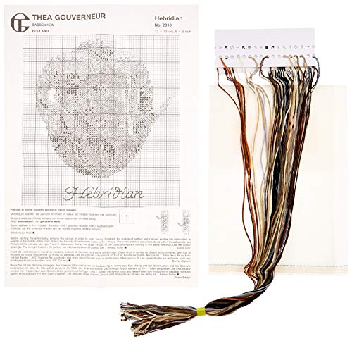 Thea Gouverneur 2010 Kreuzstich-Set, Mehrfarbig, 13x13cm von Thea Gouverneur