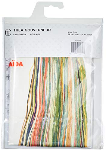 Thea Gouverneur 2019A Kreuzstich-Set, Mehrfarbig, 45x54cm von Thea Gouverneur