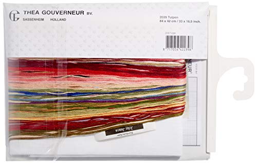 Thea Gouverneur 2039 Kreuzstich-Set, Mehrfarbig, 84x42cm von Thea Gouverneur