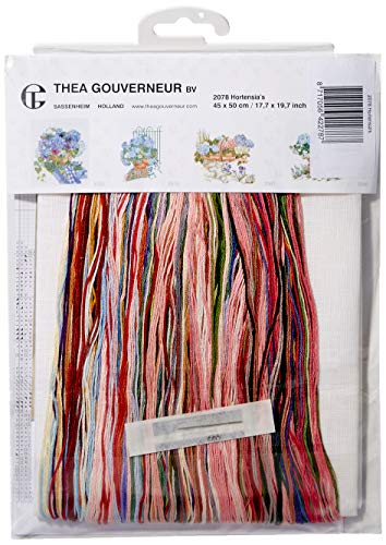 Thea Gouverneur 2078 Kreuzstich-Set, Mehrfarbig, 45x50cm von Thea Gouverneur