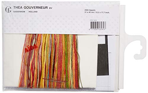 Thea Gouverneur 2082A Kreuzstich-Set, Mehrfarbig, 31x45cm von Thea Gouverneur