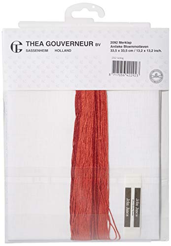 Thea Gouverneur 2092 Kreuzstich-Set, Mehrfarbig, 33.5x33.5cm von Thea Gouverneur